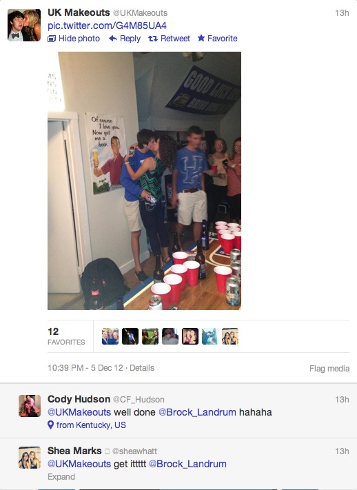 UK Makeouts Twitter goes viral, features candid, racy shots of....UK Makeouts